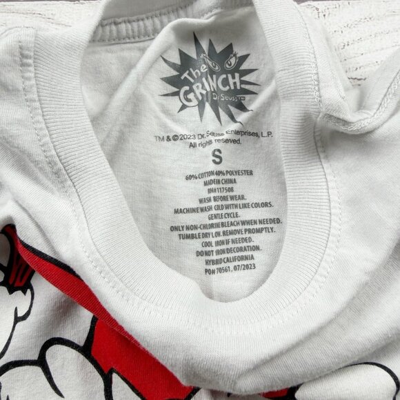 Dr Seuss The Grinch Flip Sequin Holiday Graphic Shirt - Picture 2 of 4